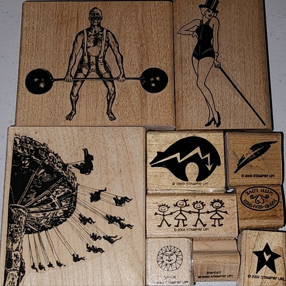 Used stamp set